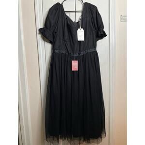 NEW Ivy City Co Ballerina Dress in Black Size XXL